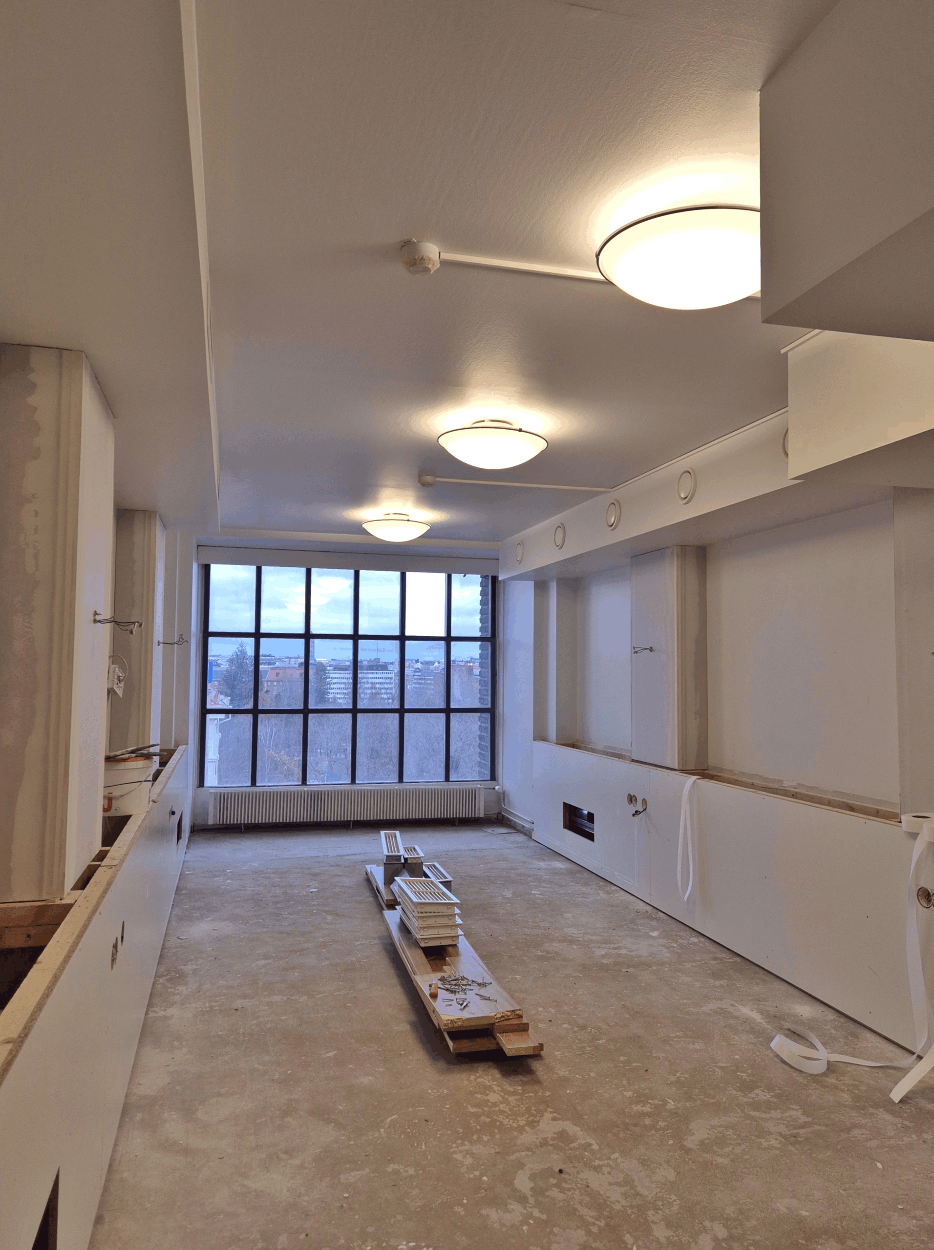 Work in progress! Picture taken in NIVA’s and NVC’s future office in November 2025.